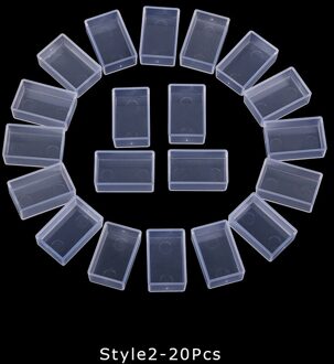 0.5/3.2Ml Kunstenaars Lege Aquarel Verf Pannen Blikken Doos Palet Schilderen Opslag Professionele Verf Case Art Palet Levert 20stk Style2