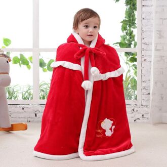 0-5 jaar Baby Mantel Zachte Herfst Winter Robe Mantel Warm Houden Thicken Jassen Kids Windbreakers Leuke Cartoon Kleding Rood