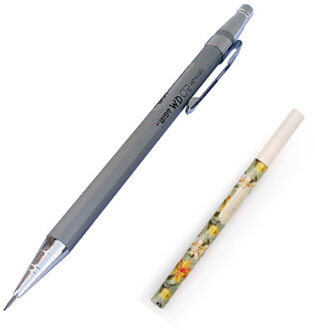 0.5 Mm Iron Metalen Vulpotlood Met Refill Briefpapier Creatieve Press Automatische Pennen Voor Student Schrijven Office School Supply