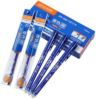 0.5 Mm Uitwisbare Pen Refill 0.5 Mm Blauw/Zwart/Donkerblauw Inkt Magische Balpen School Office Schrijven levert R20
