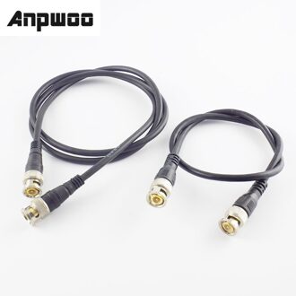 0.5M/1M/1.5M/2M Bnc Extension Cord Kabel Bnc Male Naar Male Adapter kabel Voor Cctv Camera Home Security Bnc Connector