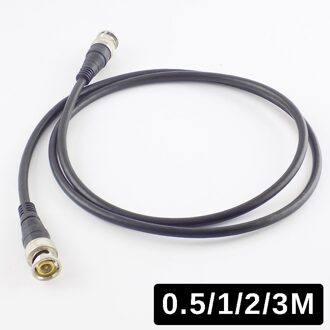 0.5M/1M/2M/3M Bnc Male Naar Male Adapter Cable Voor Cctv camera Bnc Connector GR59 75ohm Kabel Camera Bnc Accessoires
