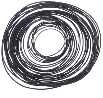 0.5Mm 60Pcs 40-100Mm Mix Cassette Tape Machine Vierkante Riem Universele 77HA