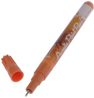 0.5Mm Acryl Verf Markers Waterbasis Pennen Schilderen Scrapbooking Keramiek oranje