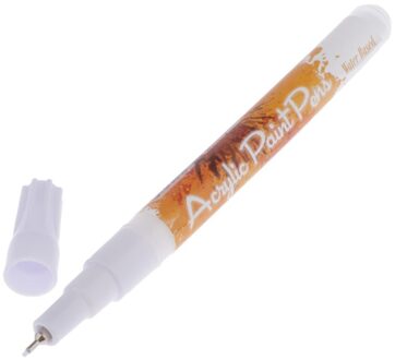 0.5Mm Acryl Verf Markers Waterbasis Pennen Schilderen Scrapbooking Keramiek wit