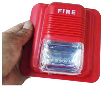 0.5S Fast Flash Led Light 24V Emgergency Alarm Bedrade Sirene Wit Led Fire Geluid Licht Sirene Ambulance Alarm speaker Beveiliging Eas