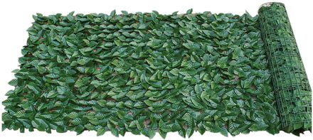 0.5X1M Outdoor Decor Landscaping Kunstmatige Blad Achtertuin Installeren Tuin Screen Achtergrond Privacy Bescherming Trellis Hek