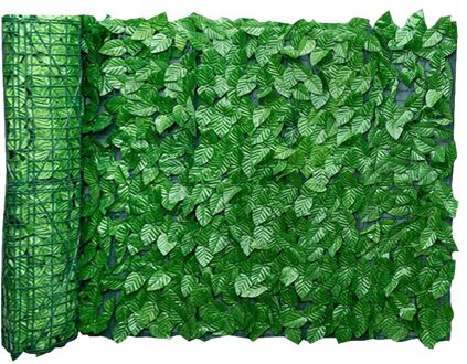 0.5X3M Kunstmatige Blad Tuin Hek Screening Roll Uv Vervagen Beschermd Privacy Kunstmatige Hek Muur Landschapsarchitectuur Ivy Hek panel groen leaf