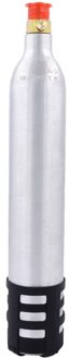 0.6L Soda Maker Hervulbare Fles Soda Spare Herbruikbare CO2 Cilinder Accessoire Voor Soda Machines zwart zilver