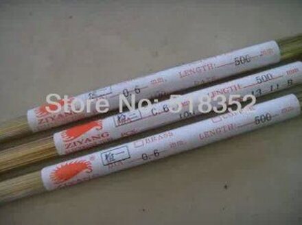 0.6mm x 500mm Enkele Gat Ziyang Messingelektrode Tube voor EDM Boormachines