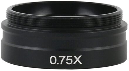 0.75x 0.5X / 2.0X / 0.35X Barlow Auxiliary Doelstelling Glas Lens Voor 10A 180X 300X C-MOUNT Lens Industrie Video Microscoop camera