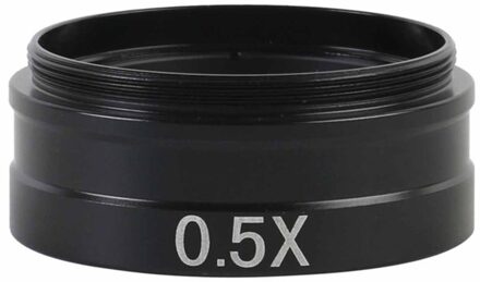 0.75x 0.5X / 2.0X / 0.35X Barlow Auxiliary Doelstelling Glas Lens Voor 10A 180X 300X C-MOUNT Lens Industrie Video Microscoop camera
