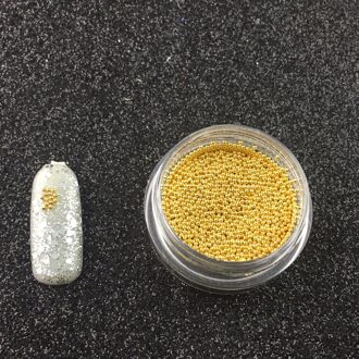 0.8 Mm Metalen Micro Kralen Roestvrij Stalen Nagels Art Caviar Micro Kralen Voor 3D Nail Goud Zilver Nail Kralen Micro decoraties
