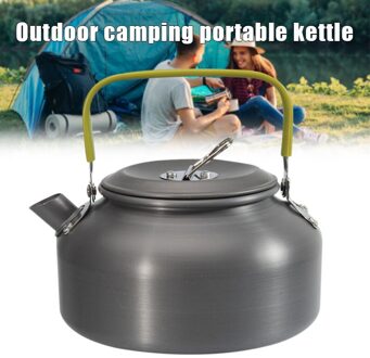 0.8L Mini Outdoor Camping Waterkoker Aluminium Water Pot Met Draagtas Lichtgewicht Waterkoker USJ99