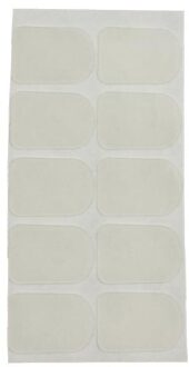 0.8Mm 8 Stuks Alt/Tenor Saxofoon Sax Klarinet Mondstuk Patches Pads Kussens Saxofoon Sax Klarinet Accessoires wit