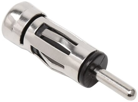 0.9*4Cm Auto Voertuigen Radio Stereo Iso Naar Din Zilver Antenne Antenne Mast Adapter Connector Legering Antenne plug