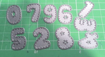 0-9 Nummers 3D Metalen Stansmessen Diy Scrapbooking Carbon Sharp Craft Sterven 97X57Mm Foto Uitnodiging kaarten Decoratie Gratis