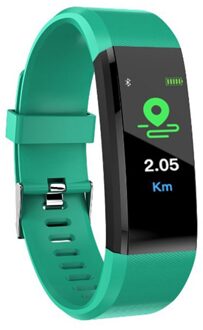 0.96 Inch Smart Horloge Sport Fitness Armband Hartslagmeter Bloed Zuurstof Meter Vrouwen Horloges Waterdicht Mannelijke Smartwatch groen