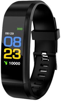 0.96 Inch Smart Horloge Sport Fitness Armband Hartslagmeter Bloed Zuurstof Meter Vrouwen Horloges Waterdicht Mannelijke Smartwatch zwart