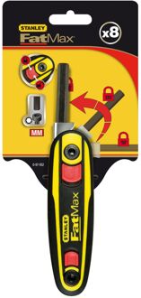 0-97-552 8-delige Inbussleutelset - uitklapbaar model - 1,5-8mm