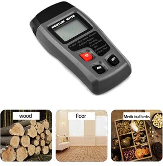 0-99.9% Lcd-scherm Twee Pins Hout Hygrometer Hout Vochtmeter Digitale Professionele Muur Nauwkeurige Testen Meet Gereedschap