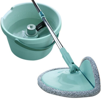 ° Hoofd Magic Vloer Mop Emmer Hoofd Microfiber Spinning voor Hout Keramische Tegels Floor Cleaning