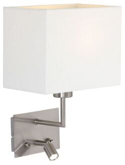 0 Wandlamp RVS Zilver