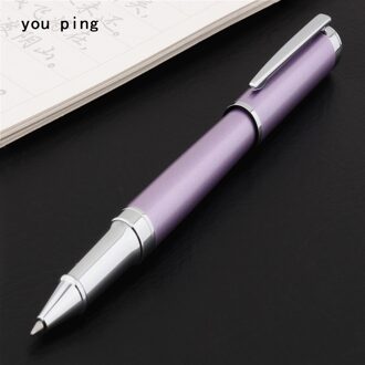 008 Paars Business Kantoor Medium Nib Rollerball Pen School Student Kantoorbenodigdheden Balpennen