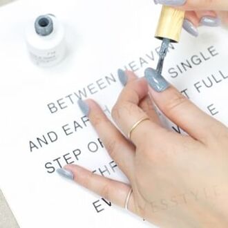 0121 Nail Gel Polish Snowy Collection 716 Blue 8ml