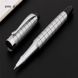 018 Wit Grid Line Business Kantoor Rollerball Pen School Student Briefpapier Kantoor