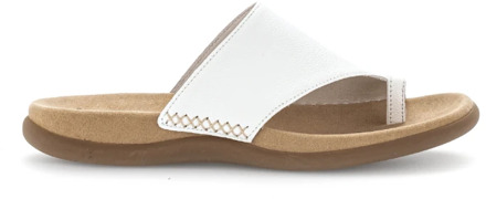 03.700.21 Dames Slippers - Wit - Maat 41