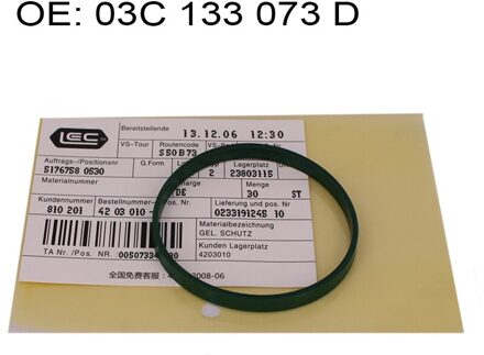 03C133073D Motor Inlaatspruitstuk Pakking Voor Vw Golf 4 5 Jetta 4 Polo 9N Caddy Kever 036129717E,036 129 717 E 04C129717B