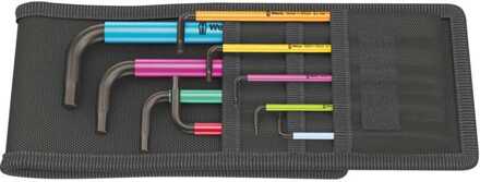 05022639001 9-delige Multicolour Inbussleutelset - inch - 5/64-3/8"