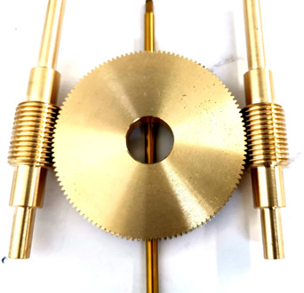 059 Worm Gear 120 Teeth 0.4M 120T 12MM hole diameter Gear 1:120 Brass Decelerating turbine worm gear