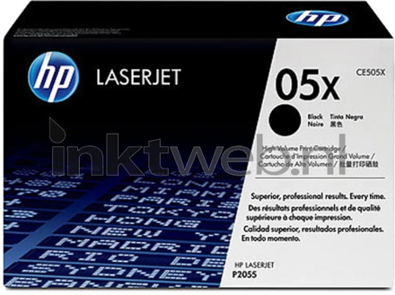 05XD LaserJet Toner Zwart Dual Pack (CE505XD)