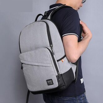 062317 unisex eenvoudige hoge capaciteit student business grote computer tas rugzak C2