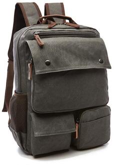 070417 mannen mode rugzak hoge capaciteit ruim dubbele schoudertas C3