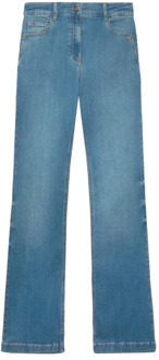 0A4 Jeans - Stijlvol en Trendy Elena Mirò , Blue , Dames - L,S