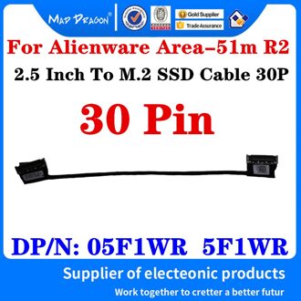 0D3P25 0R24Y6 05F1WR 02JH8P 03JTF8 Voor Dell Alienware Area-51m R2 SATA2.5 Om M.2 Uitbreiding Dual Harde Schijf Kleine Board Ssd kit