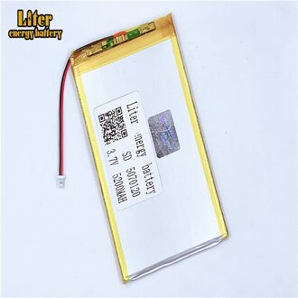 1.0 MM 2pin connector 5070120 3.7 V 5200 mah Tablet PC Batterij lipo oplaadbare lithium Batterij