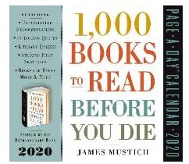 1,000 Books to Read Before You Die Page-A-Day Calendar 2020