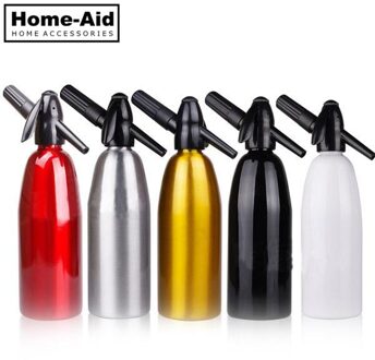 1.0L Home Made Aluminium Soda Sifon Soda Water Machine Sifon CO2 Dispenser Water Bubble Generator Koele Drank Aluminium Bar Diy rood