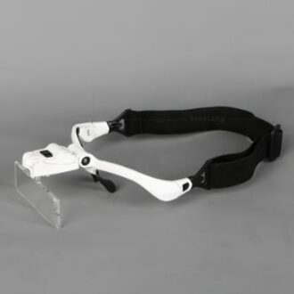1.0X 1.5X 2.0X 2.5X 3.5X Verstelbare 5 Lens Loep Led Light Hoofdband Vergrootglas Glas Led Vergrootglazen Met Lamp
