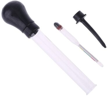 1.1-1.3 Gekleurde Zone Zwart Batterij Hydrometer Tester Zuur Elektrolyt Lood Overspoeld Pq Mar28