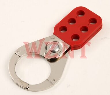 1 ''1.5'' 25mm 28mm 6 gaten Rood Vinyl Gecoat staal veiligheid lockout hasp 38mm hasp