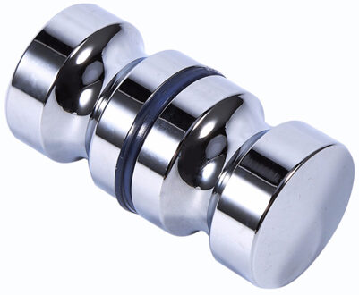 1.1 "Dia aluminium Deurklink Enkel Glas Knop Badkamer Douche cabinate Handgrepen met schroef voor 8-12mm glazen deur