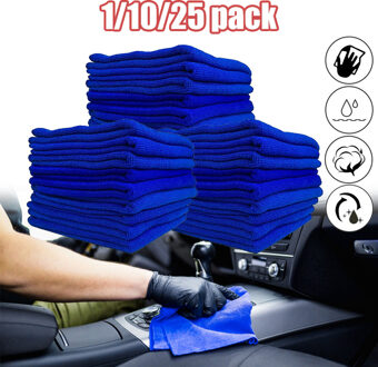 1/10/25Pcs Microfiber Reinigingsdoekje 30*30Cm Auto Care Goedkope Wassen Handdoek Zachte Tow polijsten Schoonmaken Stofdoek Retail 1stk