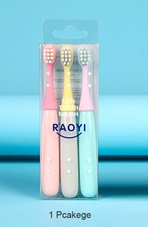 1-10 Jaar Kinderen Zachte Tandenborstel Ontworpen Voor Kinderen Orale Japanse Tandenborstel Arts Aanbeveling 1 Package