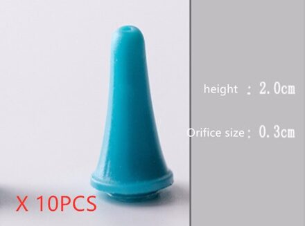1/10 Pcs Rubber Kegelvorm Breien Breien Naalden Cap Tips Point Beschermers Voor Breien Craft Naaien Accessoires 10stk willekeurig kleur S