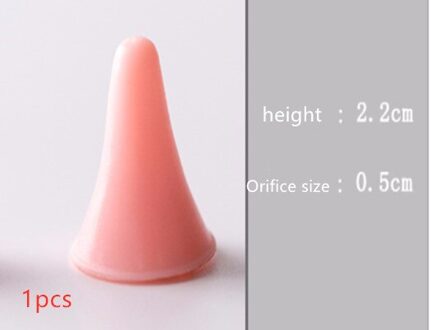 1/10 Pcs Rubber Kegelvorm Breien Breien Naalden Cap Tips Point Beschermers Voor Breien Craft Naaien Accessoires 1stk willekeurig kleur L
